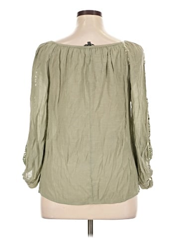 Unique Spectrum 3/4 Sleeve Blouse (view 2)