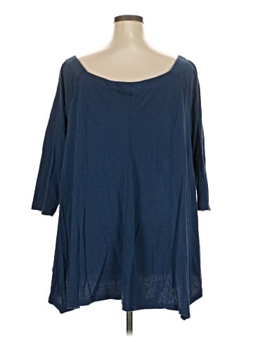 Roaman's 3/4 Sleeve T-Shirt (view 2)