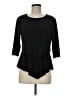 Unbranded Black 3/4 Sleeve Top Size M - photo 1
