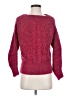 Sleeping On Snow Floral Burgundy Pullover Sweater Size S - photo 1