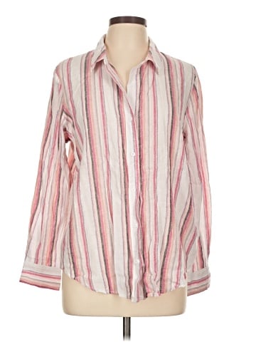 Liz Claiborne Long Sleeve Button-Down Shirt (view 1)