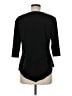 Unbranded Black 3/4 Sleeve Top Size M - photo 2