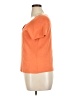 Talbots Orange Short Sleeve Silk Top Size XL (estimated) - photo 5