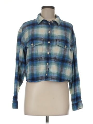 American Eagle Outfitters Long Sleeve Button-Down Shirt (view 1)