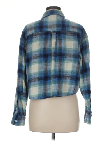 American Eagle Outfitters Long Sleeve Button-Down Shirt (view 2)