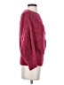 Sleeping On Snow Floral Burgundy Pullover Sweater Size S - photo 4