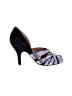 Miss Albright Animal Print Black Heels Size 9 - photo 1