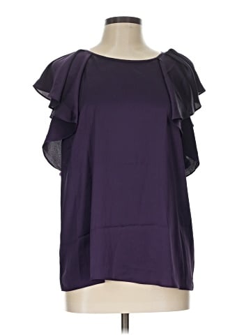 Worthington Short Sleeve Blouse (view 1)