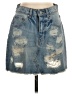 MNG Blue Denim Skirt Size 4 - photo 1