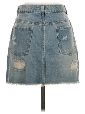 MNG Denim Skirt (view 2)