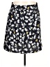 Ann Taylor LOFT 100% Polyester Print Black Casual Skirt Size L - photo 1
