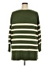 Ava & Viv Stripes Green Pullover Sweater Size 2X - photo 2