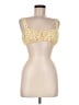 Princess Polly 100% Polyester Yellow Sleeveless Top Size 6 - photo 1