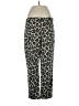 J.Crew Animal Print Gray Casual Pants Size 4 (petite) - photo 1
