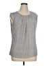 Worthington Gray Sleeveless Blouse Size XL - photo 1
