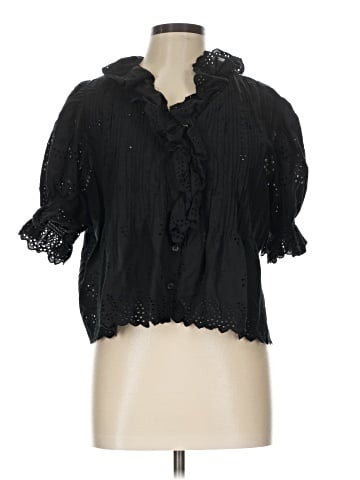 Ultra Pink 3/4 Sleeve Blouse (view 1)