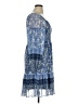 Just... Taylor Paisley Blue Casual Dress Size 14 - photo 4