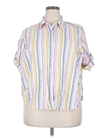 Lauren by Ralph Lauren Short Sleeve Button-Down Shirt (view 1)