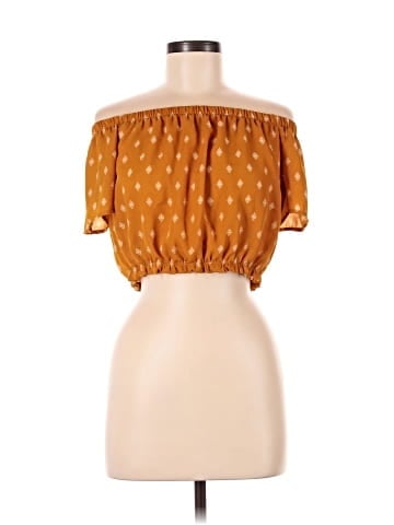 Polly & Esther Short Sleeve Blouse (view 1)