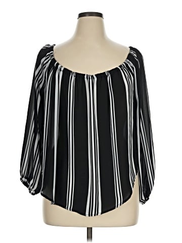 Forever 21 Plus 3/4 Sleeve Blouse (view 1)