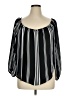 Forever 21 Plus Black 3/4 Sleeve Blouse Size 0X - photo 1