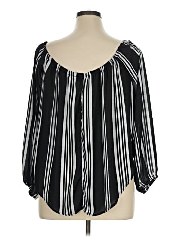 Forever 21 Plus 3/4 Sleeve Blouse (view 2)