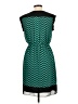En Focus Studio 100% Polyester Chevron-herringbone Teal Casual Dress Size 10 - photo 2