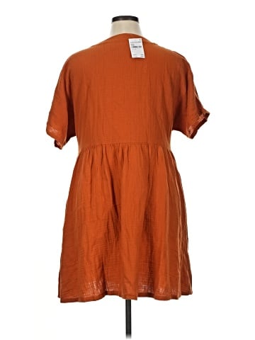 Madewell Lightspun Button-Front Mini Dress (view 2)
