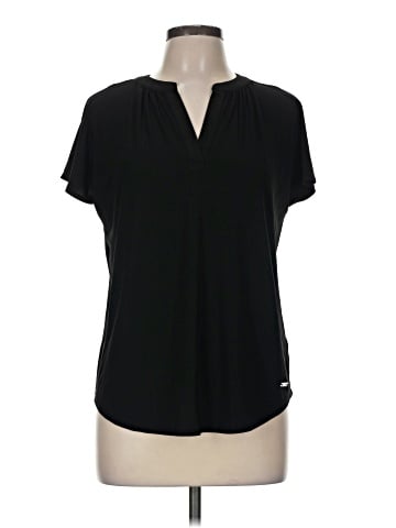Jones New York Signature Short Sleeve Blouse (view 1)