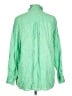 Gap 100% Linen Solid Green Long Sleeve Button-Down Shirt Size L - photo 2