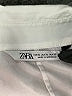 Zara White 3/4 Sleeve Button-Down Shirt Size XL - photo 7