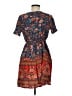 Unbranded 100% Polyester Paisley Orange Casual Dress Size M - photo 2