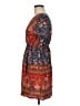 Unbranded 100% Polyester Paisley Orange Casual Dress Size M - photo 5