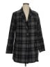 Torrid Plaid Black Coat Size 1X Plus (1) - photo 1