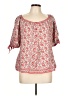Max Studio Red 3/4 Sleeve Blouse Size L - photo 1