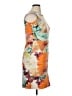 Calvin Klein Graphic Orange Cocktail Dress Size 14 - photo 4