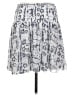 CAbi 100% Polyester Print Gray Casual Skirt Size M - photo 1
