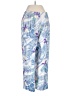 August Silk 100% Silk Tropical Blue Silk Pants Size S - photo 2
