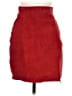 Mona Mode 100% Leather Red Leather Skirt Size 6 - photo 2
