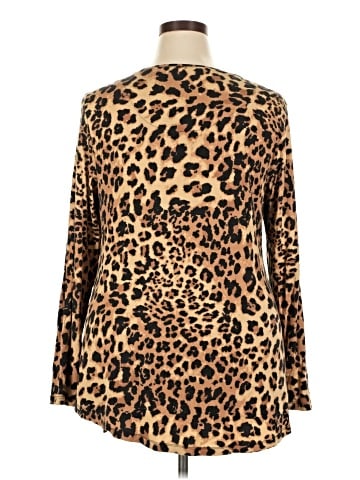 JM Collection Long Sleeve Blouse (view 2)