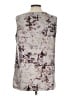 Simply Vera Vera Wang 100% Polyester Gray Sleeveless Blouse Size L - photo 2