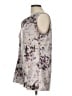 Simply Vera Vera Wang 100% Polyester Gray Sleeveless Blouse Size L - photo 5