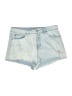 Rewash 100% Cotton Blue Denim Shorts Size 13 - photo 1