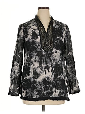 MICHAEL Michael Kors Long Sleeve Blouse (view 1)