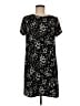 CeCe 100% Polyester Animal Print Black Casual Dress Size 6 - photo 1