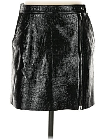 Theory Faux Leather Skirt (view 1)