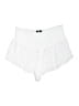 Aqua 100% Rayon White Shorts Size XL - photo 1