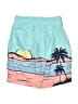 Wave Zone 100% Polyester Teal Board Shorts Size 8 - photo 2