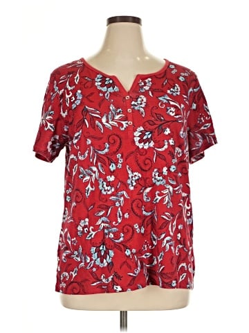 Croft & Barrow Short Sleeve Henley (view 1)