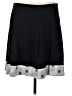 Ethos 100% Baumwolle Solid Black Casual Skirt Size L - photo 1